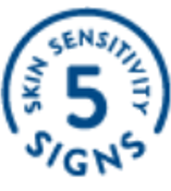Protège contre les 5 signes de peau sensible